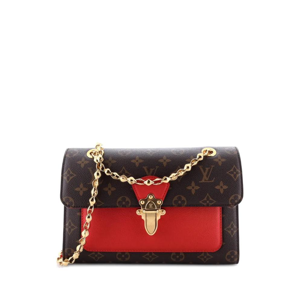 Victoire Handbag Monogram Canvas and Leather shoulder bag 1