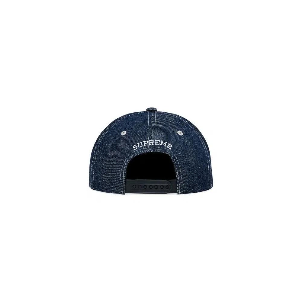 Кепки-снэпбэки Supreme Rhinestone 5-Panel 'Denim' 4