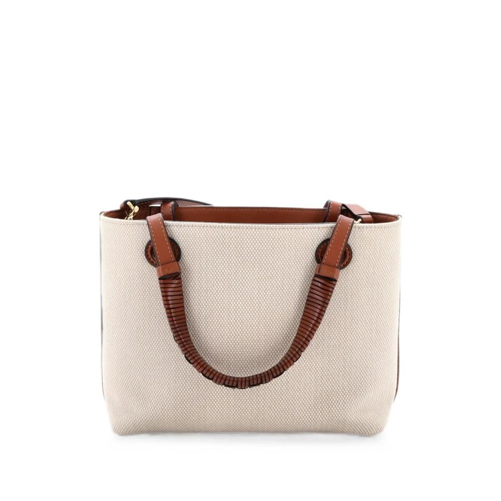 Сумка на плечо Anagram Square Basket Tote Canvas Mini 2