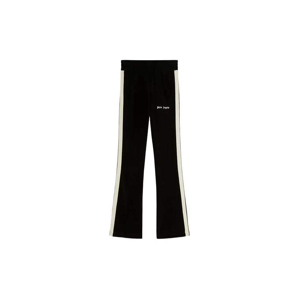 Palm Angels Velvet Flare Тренировочные брюки 'Черный/Бежевый' 1