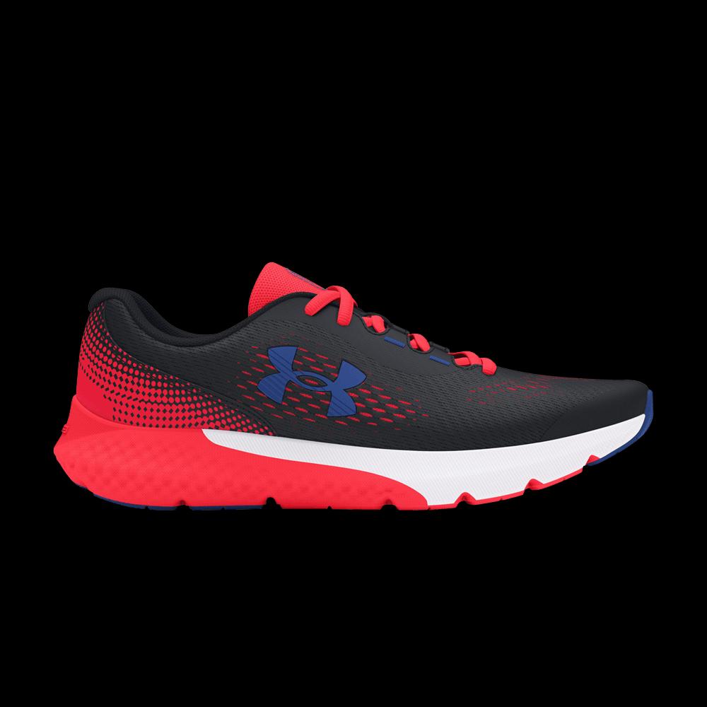 Кроссовки Under Armour Charged Rogue 4 GS 'Black Beta Blue' 1