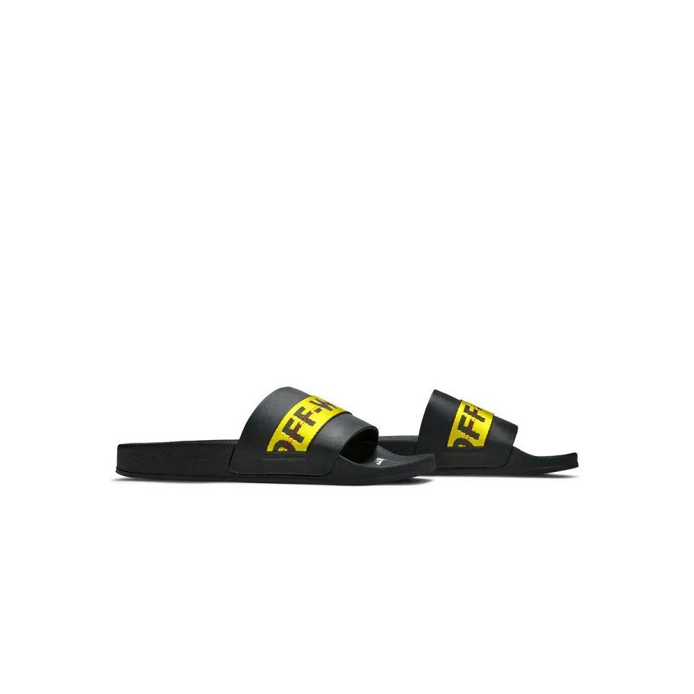 Слайды Off-White Sliders 'Black Yellow' 8