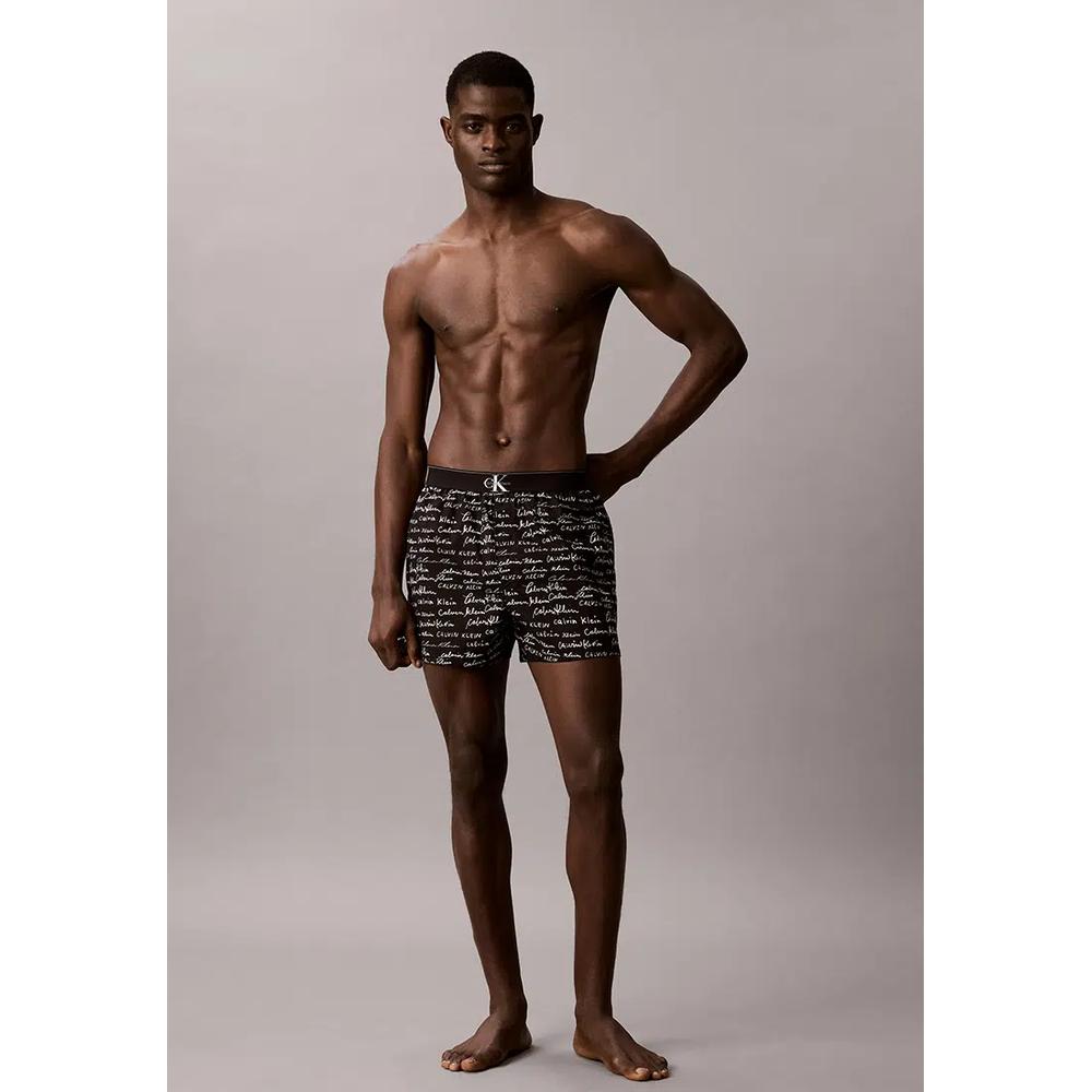 Хлопковые боксеры с монограммой, узкий крой - Calvin Klein Нижнее белье 2