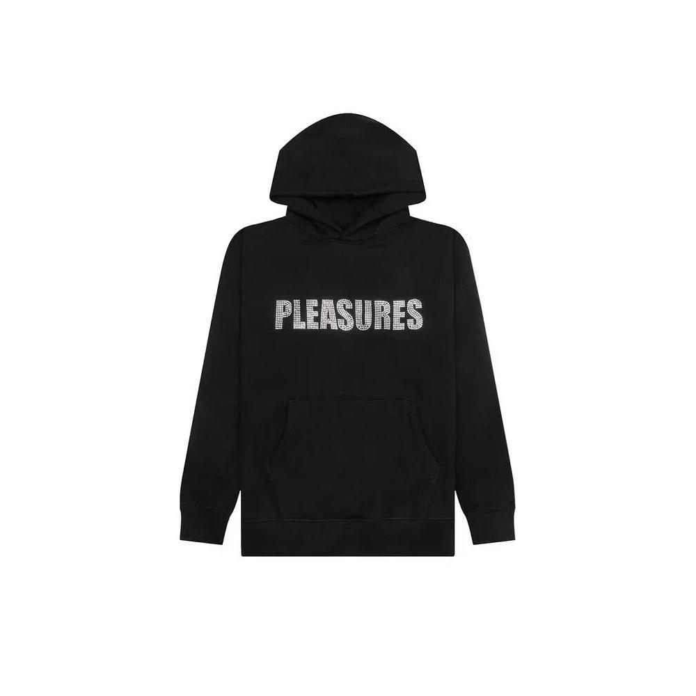 Худи Pleasures Rhinestone Impact Hoodie «Черный» 1