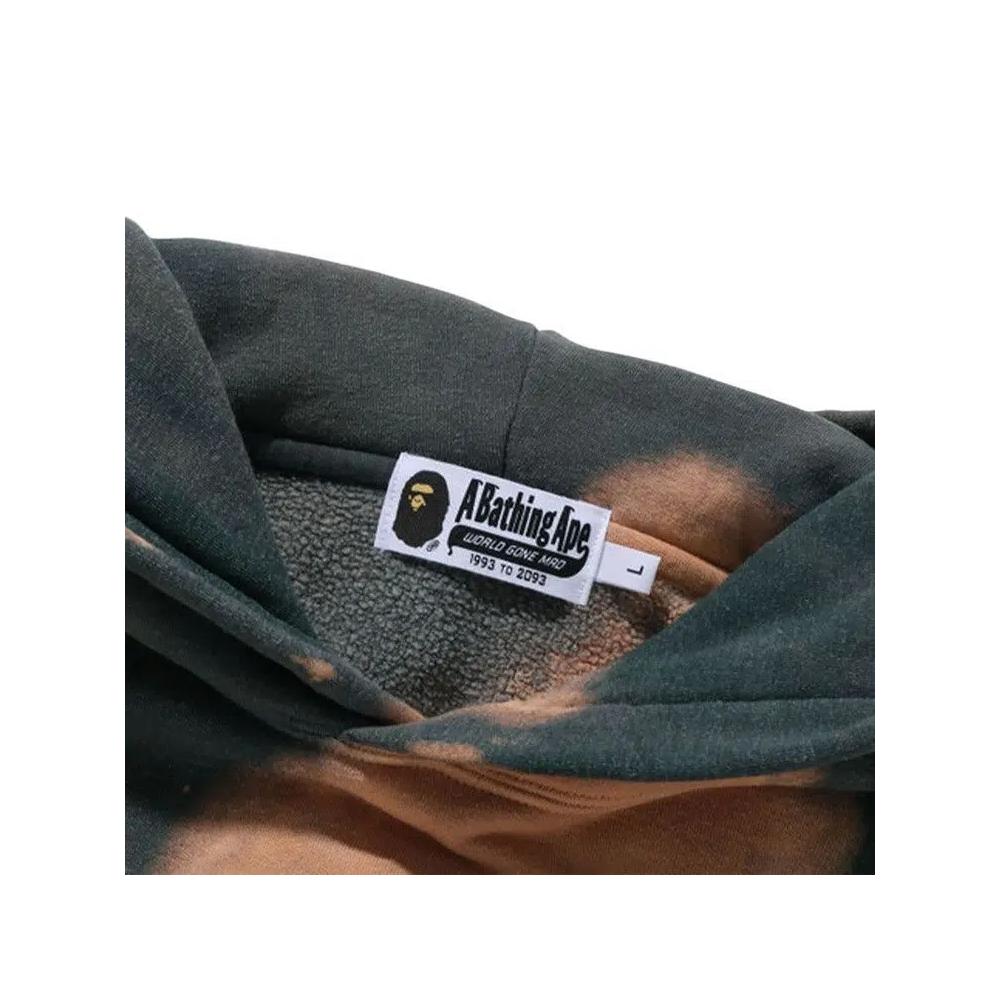 Худи BAPE Tie Dye College Relaxed Fit Pullover Hoodie 'Бежевый' 3