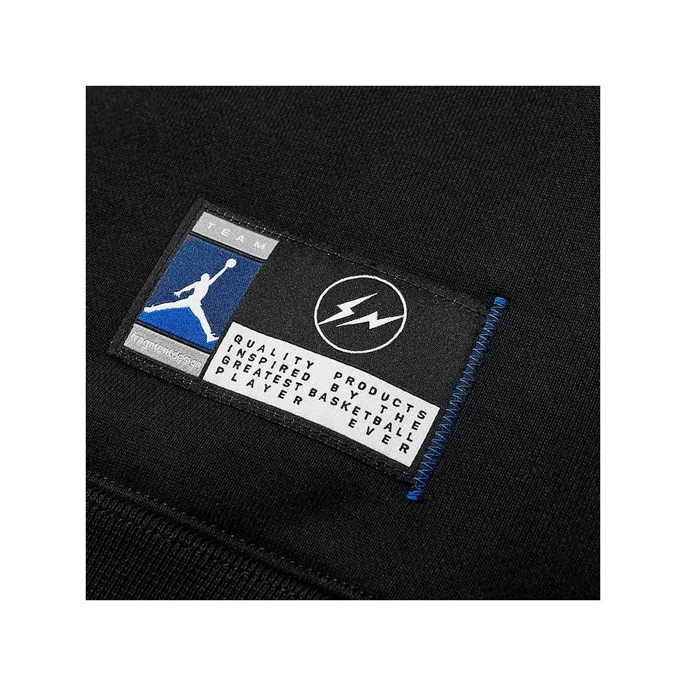 Худи Air Jordan x Fragment Image Pullover Hoodie 'Black/Reflective Silver' 3