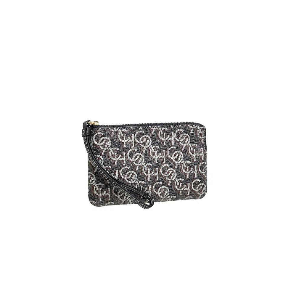 Coach Кошелек на молнии из кожи (CF548) - IM/BLACK 1
