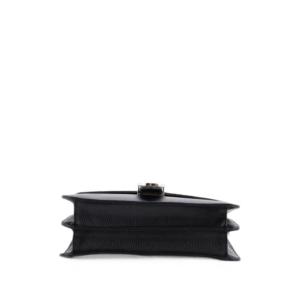 Interlocking Leather Medium shoulder bag 4
