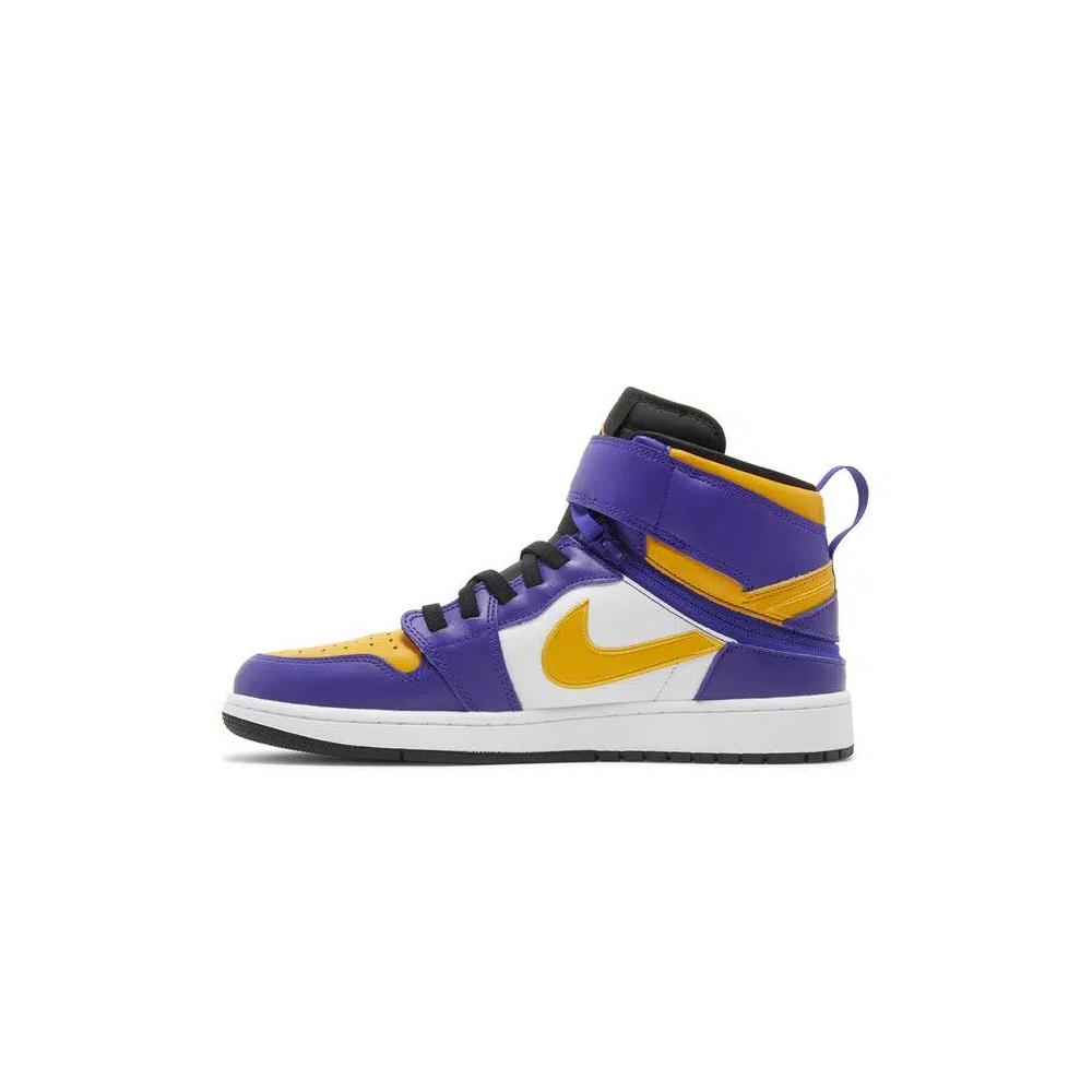 Баскетбольные кроссовки Lifestyle Air Jordan 1 High FlyEase 'Lakers' 3