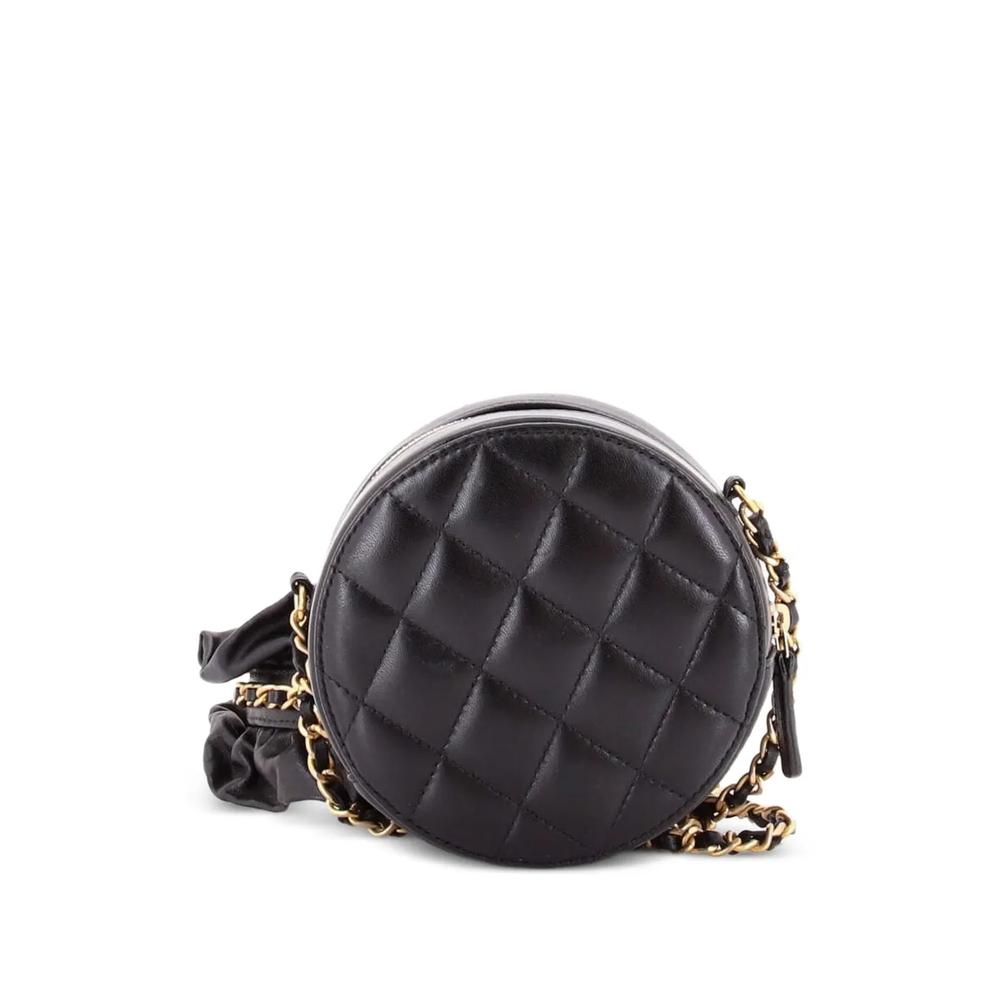 Мини-сумка через плечо Romance Round Clutch with Chain Quilted Lambskin 2