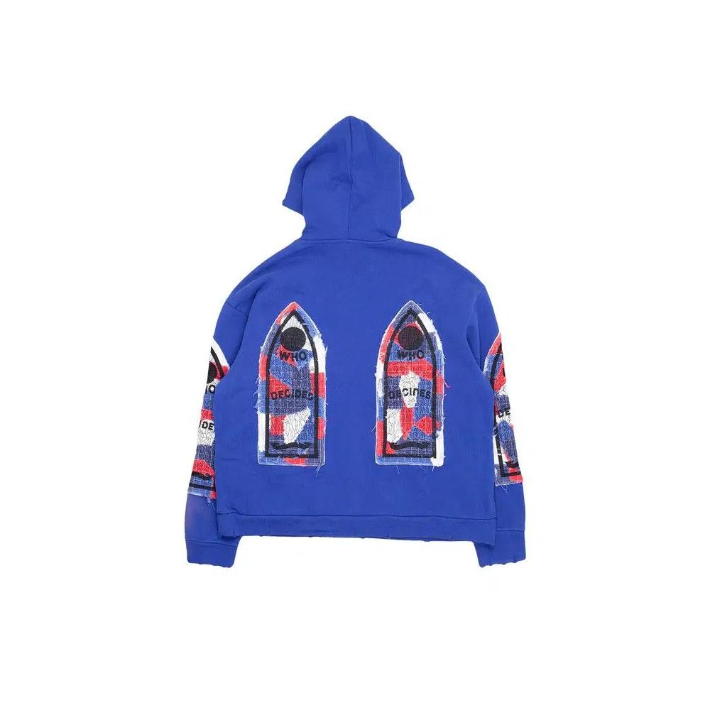Худи Who Decides War Glory Fabricated Hooded Pullover 'Indigo' 2