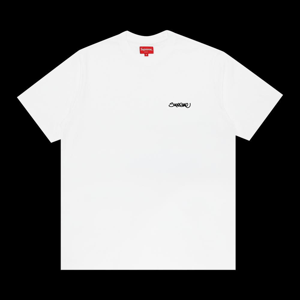 Футболки Supreme Washed Handstyle Short-Sleeve Top 'White' 1