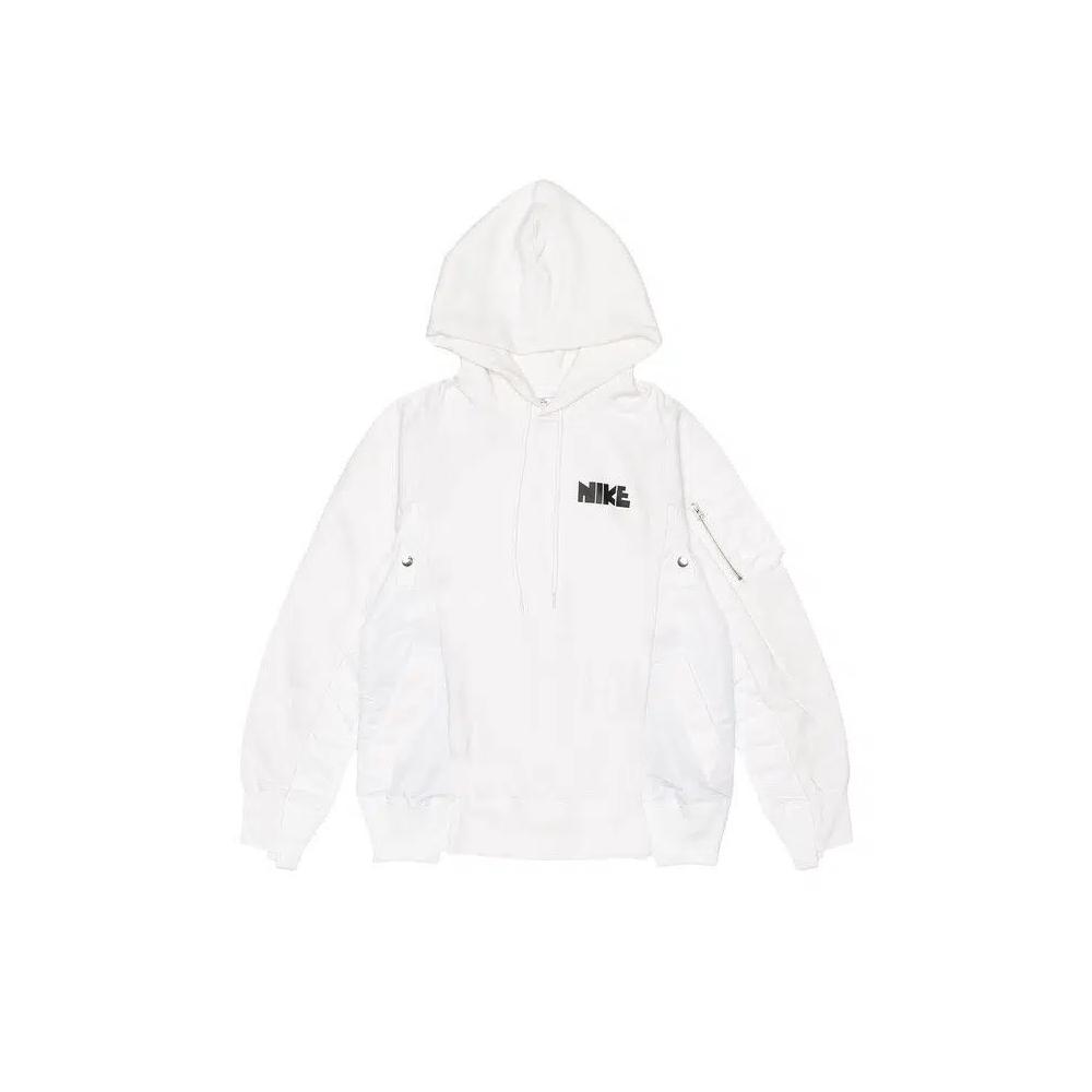 Худи Nike x Sacai Hoodie 'White' 1