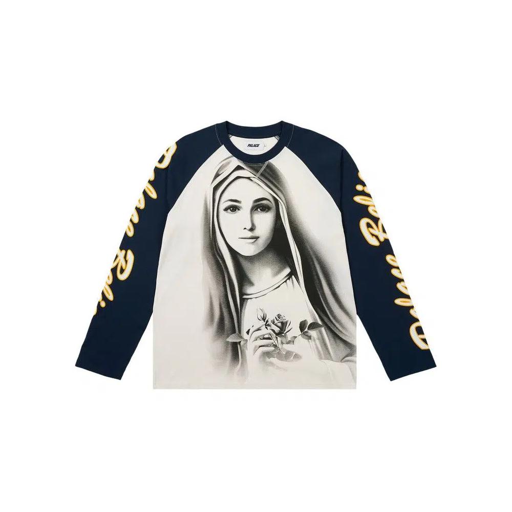 Топы Palace 1 Truth Long-Sleeve 'Темно-синий' 1