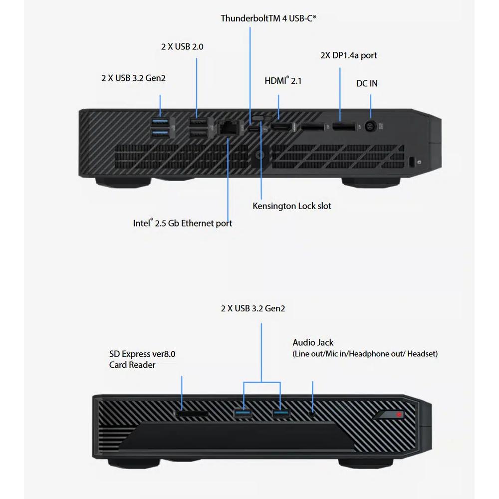 ASUS NUC 14 Performance мини-ПК (barebone) 3