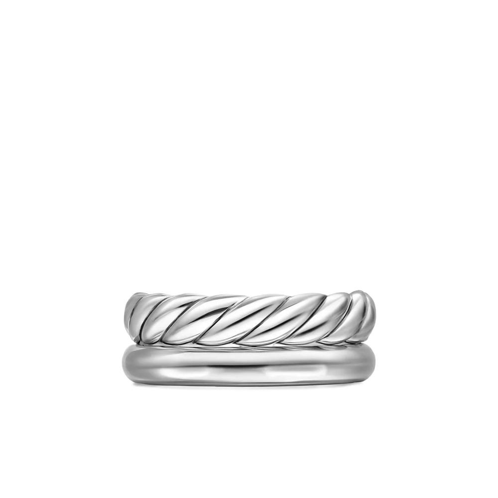 Серебряное кольцо DY Mercer® Two Row 1