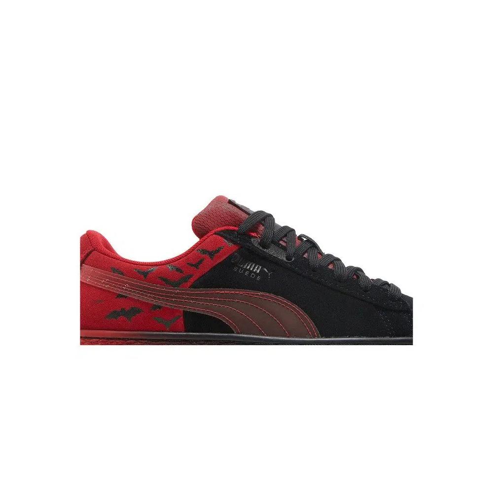 Кроссовки Puma Batman x Suede Classic Big Kid 'Black Barbados Cherry' 2