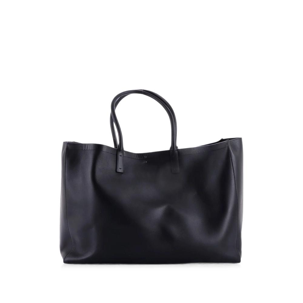 VLogo Locker Leather Large tote bag 2