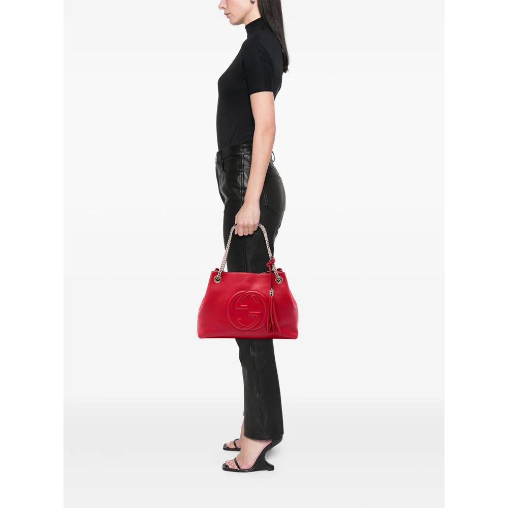 Сумка-тоут Calfskin Soho Chain среднего размера (2016-2026 годы) 2