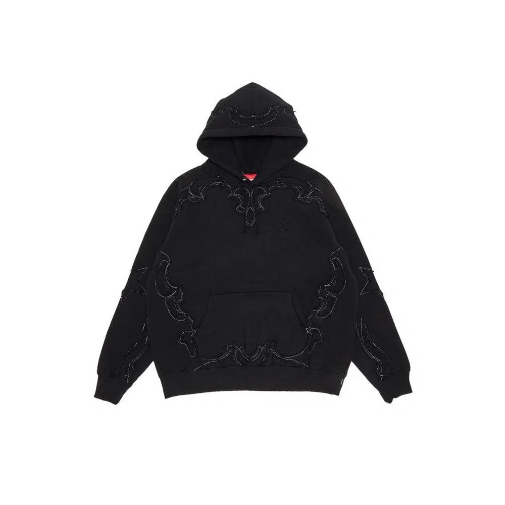 Худи Supreme Western Cut Out с капюшоном 'Черный' 1