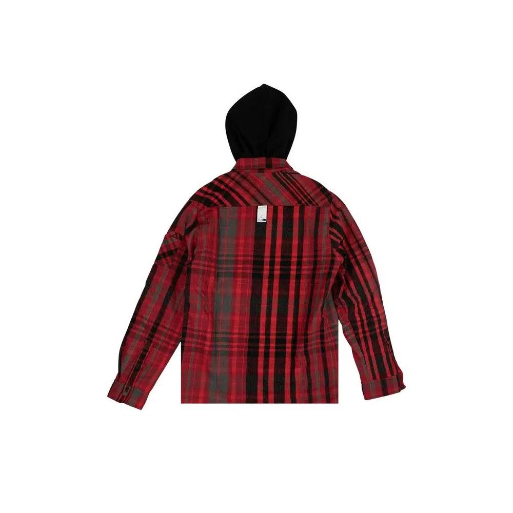 Рубашка фланелевая Off-White Layered Flannel Shirt 'Красный' 2