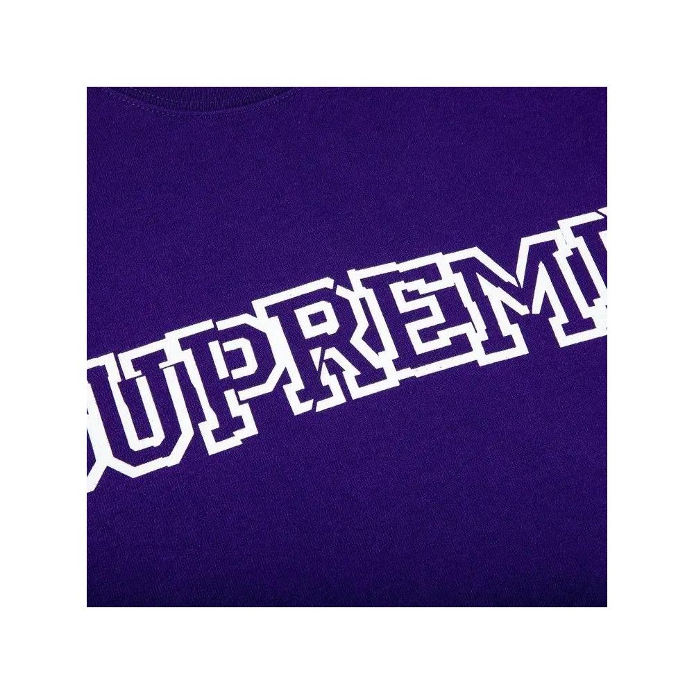Свитеры Supreme Shattered Logo Crewneck «Purple» 2