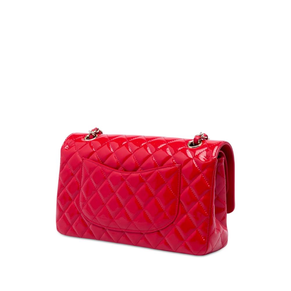 2019 Medium Classic Patent Double Flap shoulder bag 3