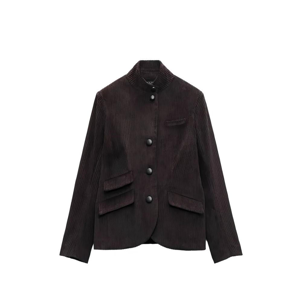 Вельветовая куртка на пуговицах 1