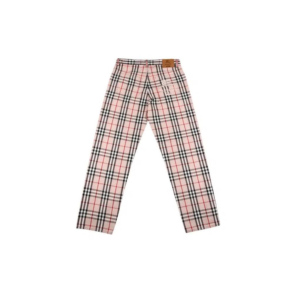Джинсы Supreme x Burberry Regular Jean 'Pink' 2