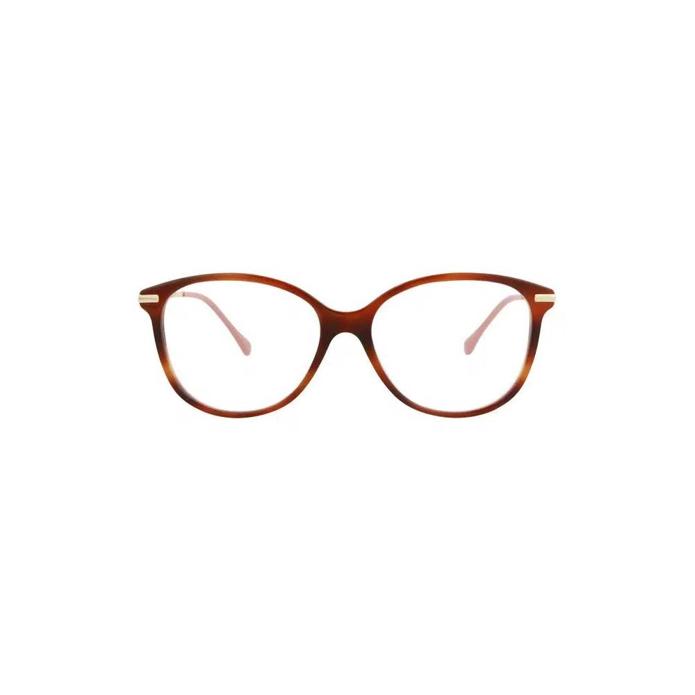 Очки Gucci Cat Eye-Frame Acetate Optical Frames 'Havana/Gold/Transparent' 1