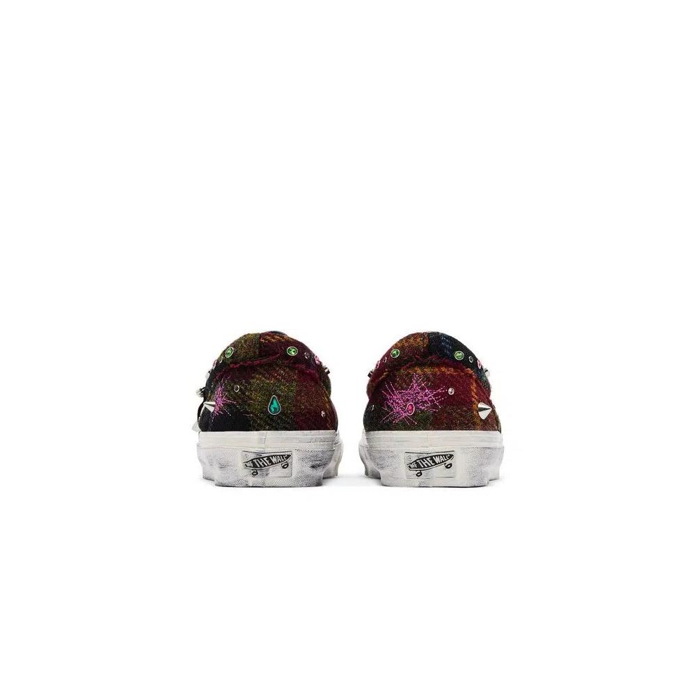 Слипоны Vans Premium Classic Harris Tweed Slip-On 'Red' 6