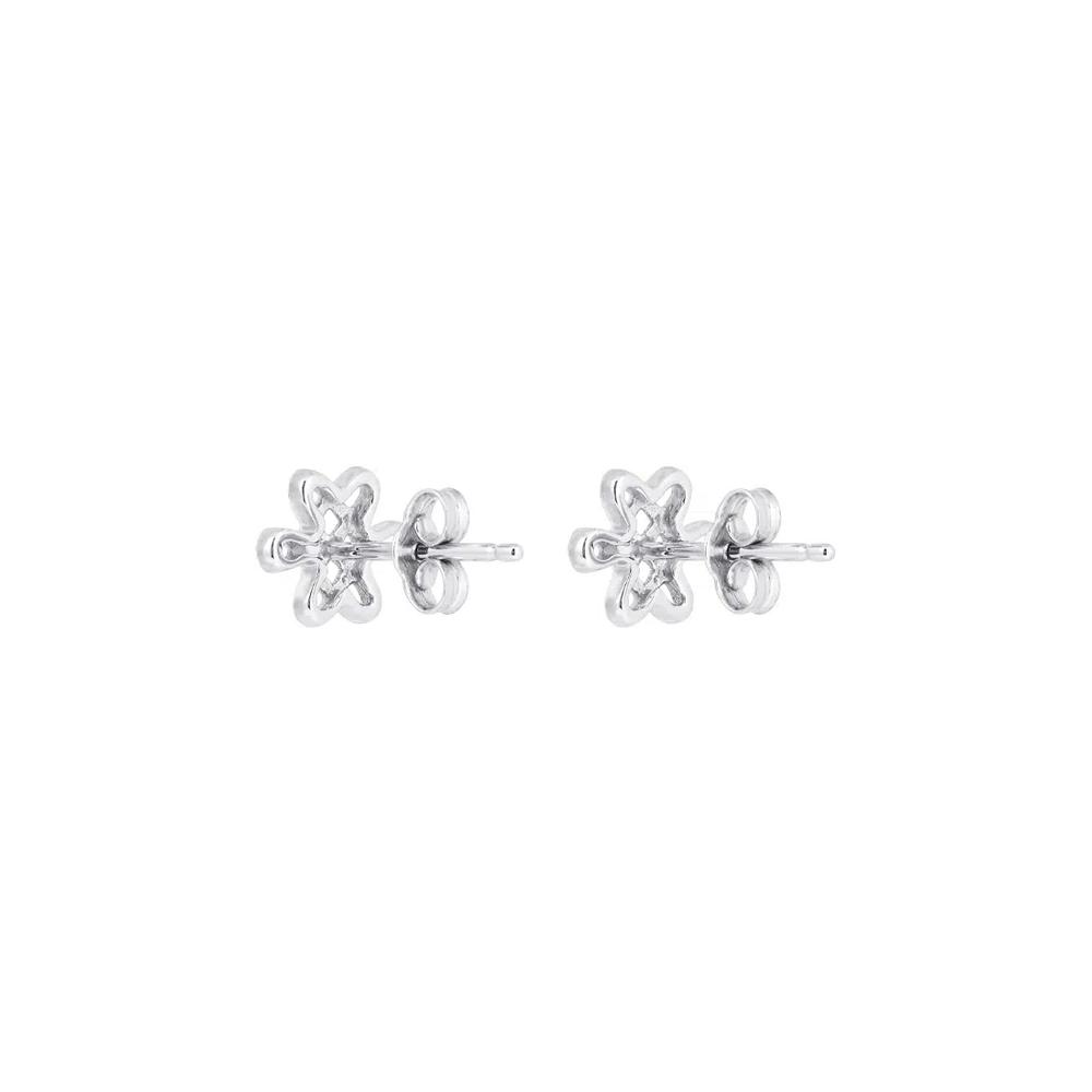 TOMEI Blissful Knot серьги, белое золото 585/14K 3