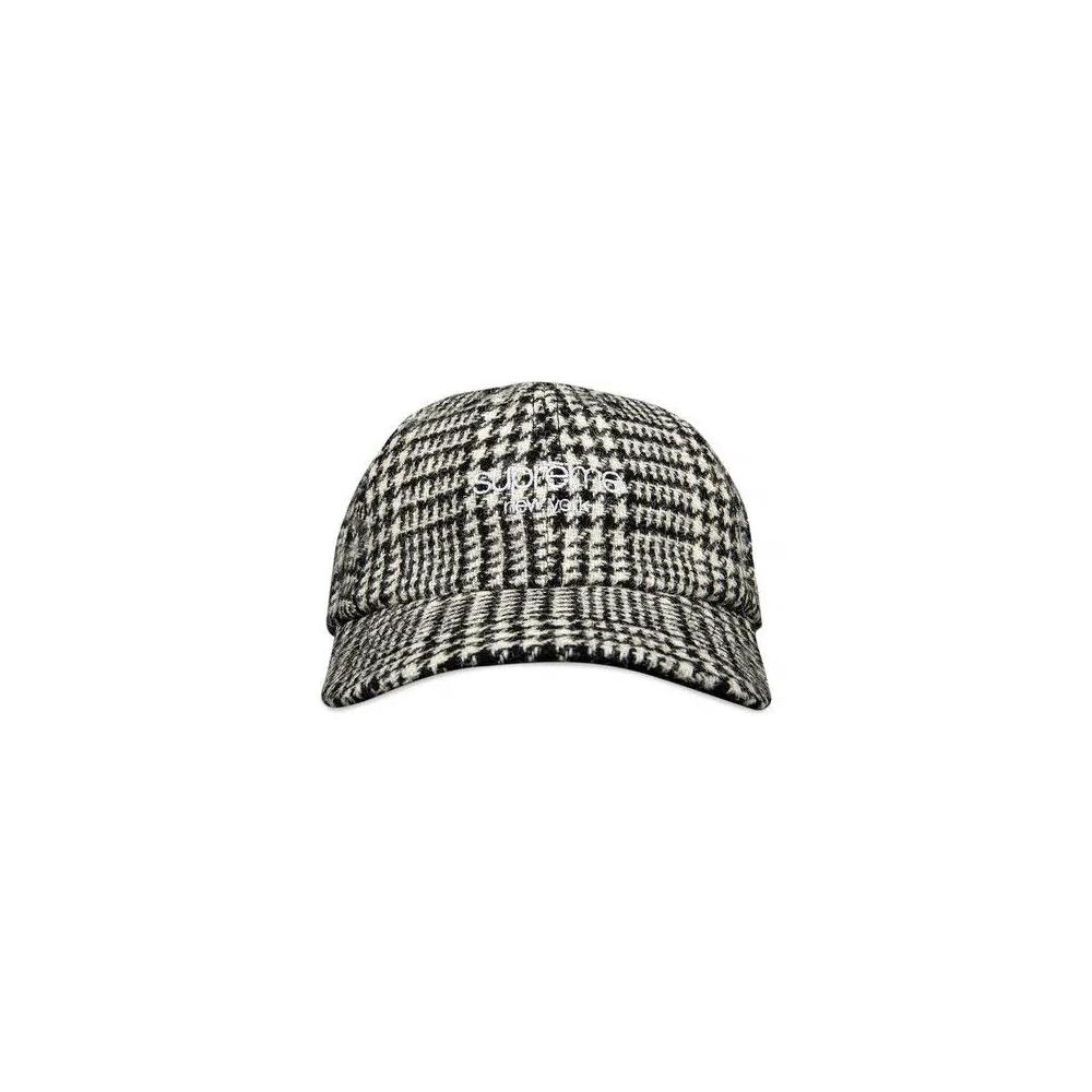 Бейсболки Supreme Harris Tweed Classic Logo 6-панельная 'Черный Мульти' 1