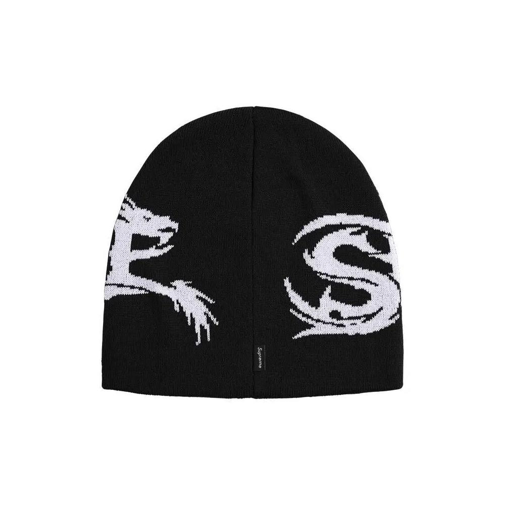 Шапки Supreme Dragon Beanie 'Black' 2