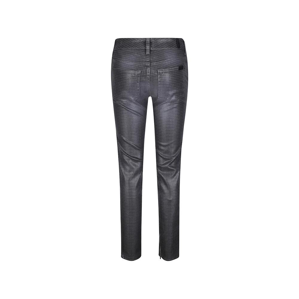 houndstooth-print skinny jeans 2