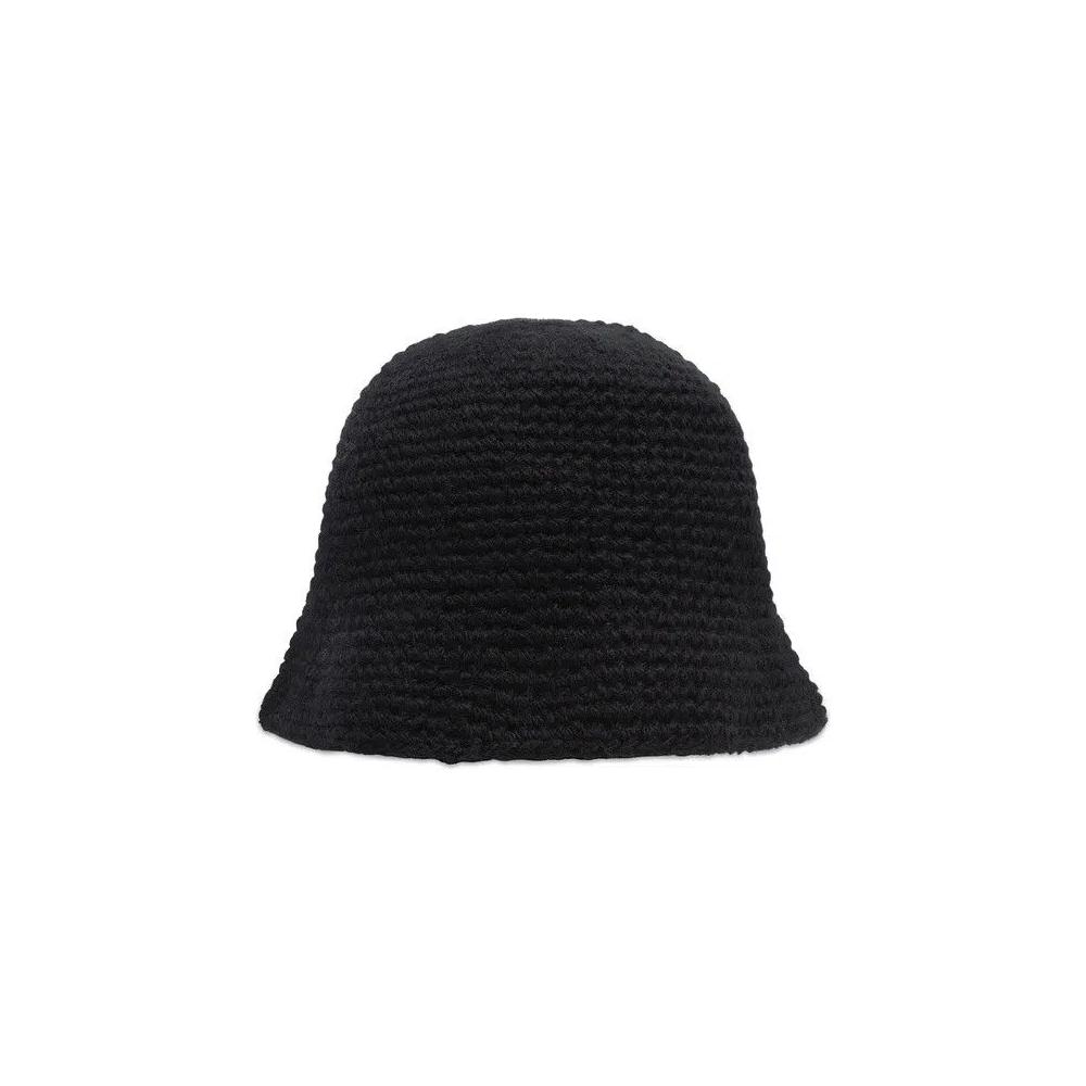 Панамы Stussy Swirly S Knit Bucket Hat 'Black' 2