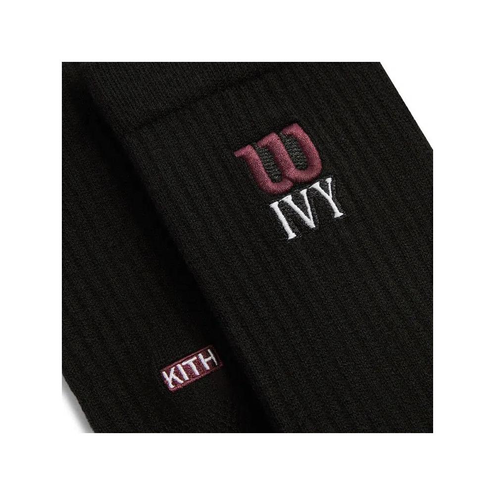 Носки и колготки Kith Ivy For Wilson Performance Crew Socks 'Black' 2