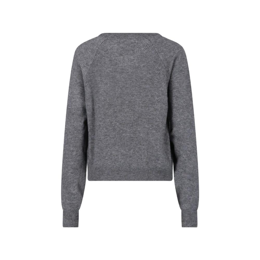 V-neck raglan-sleeve sweater 2