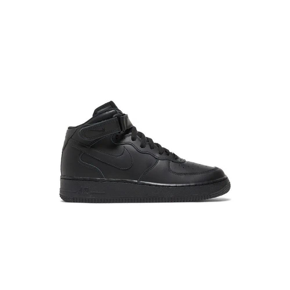 Кроссовки Nike Air Force 1 Mid GS 'Black' 1