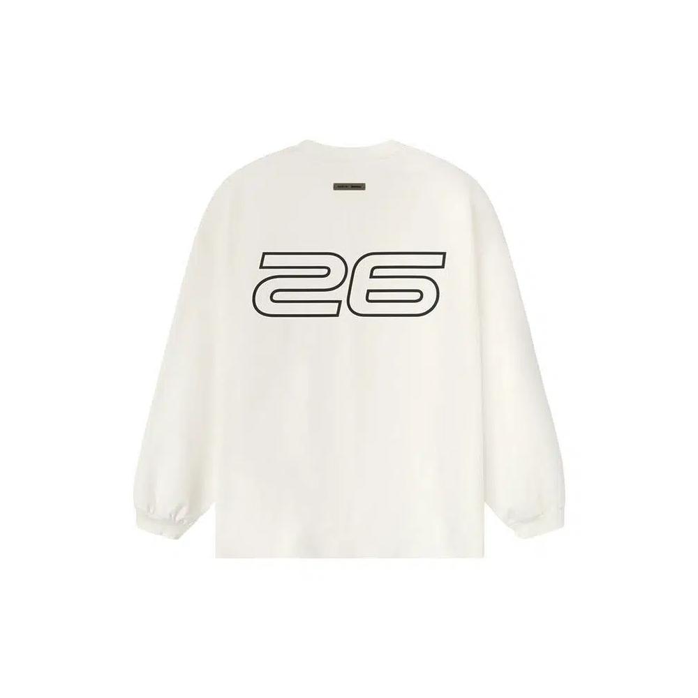 Футболки с длинным рукавом Fear of God Essentials 90's Long-Sleeve Tee 'Ivory' 2