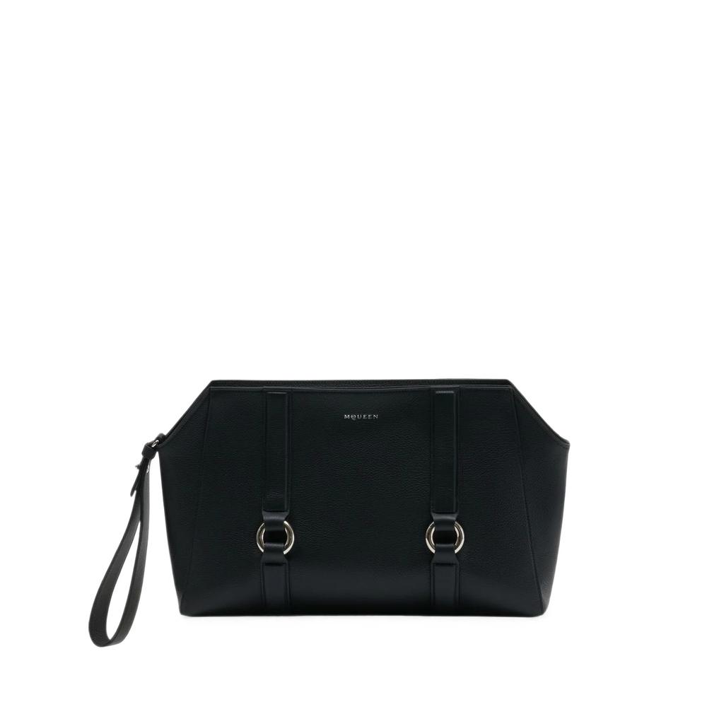 Farringdon ring-detail clutch bag 1