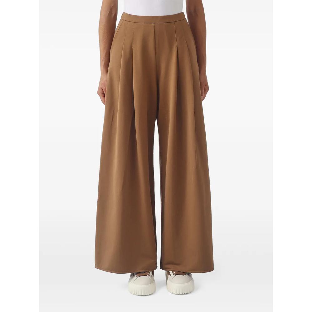 Vongola pleated wide-leg palazzo pants 3