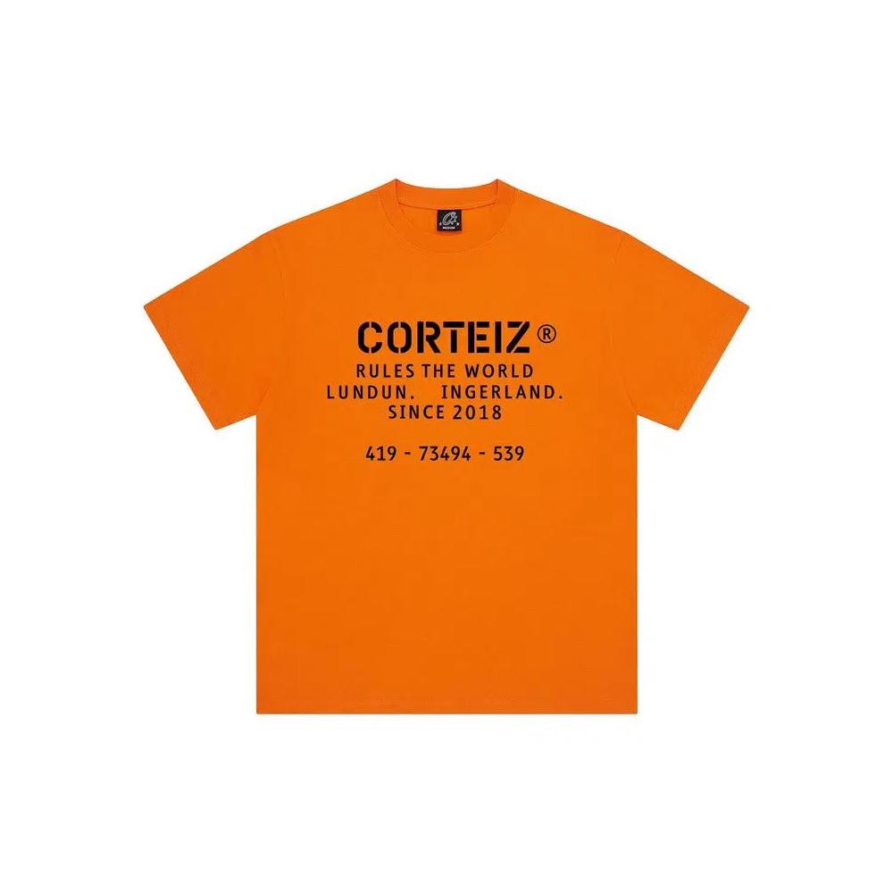 Топы Corteiz OG Stencil Tee 'Orange' 1