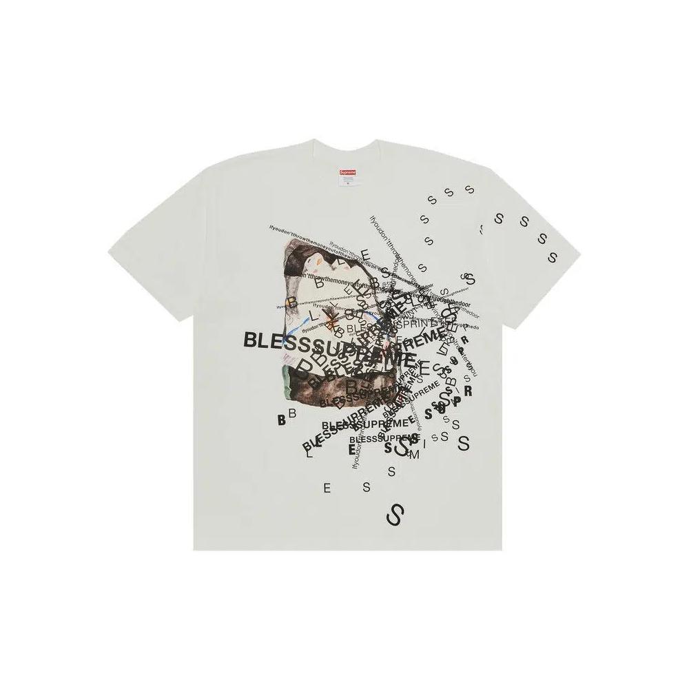 Футболки Supreme x Bless Observed In A Dream Tee 'White' 1