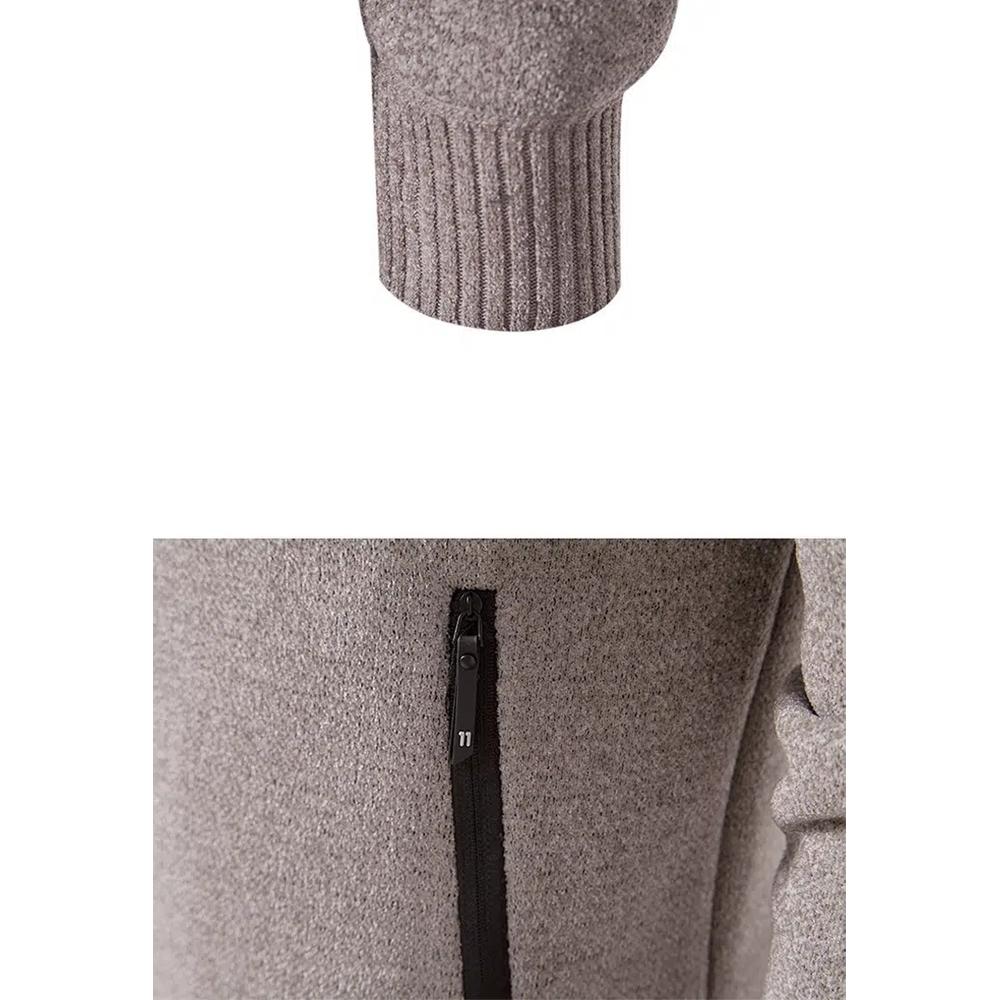 Вязаная куртка с капюшоном Color Block HZYX228-6959 5