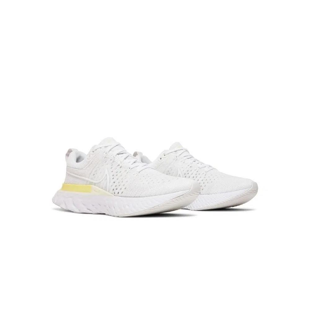 Кроссовки Nike Wmns React Infinity Run Flyknit 2 'White Light Citron' 8