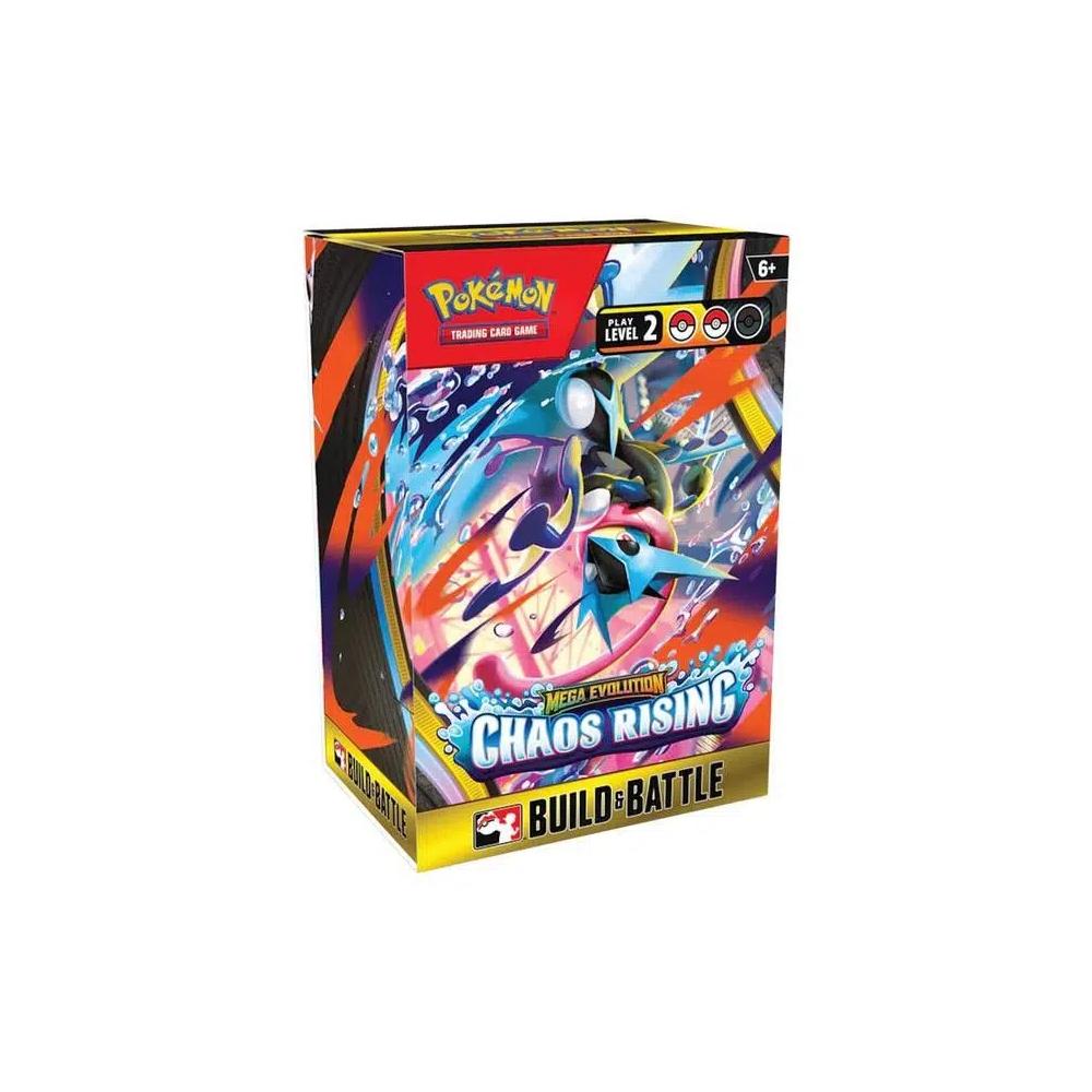 Коллекционные карточки Pokémon Mega Evolution: Chaos Rising Prerelease Event Box 1