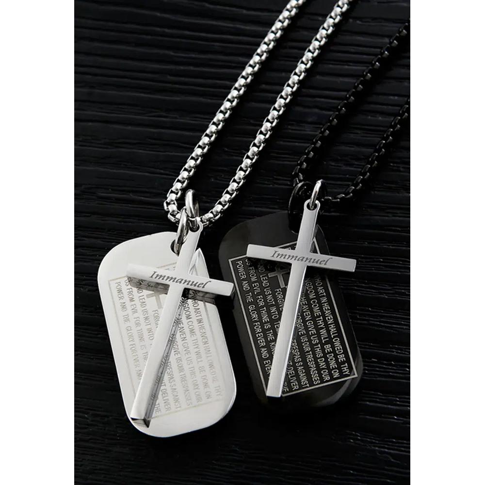 Мужская подвеска-крест Bible Cross 6