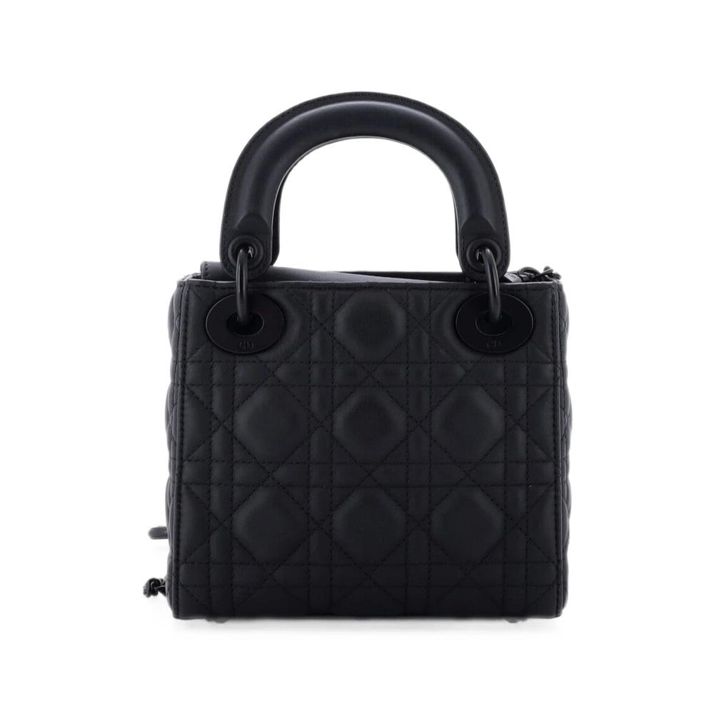 Ultra Matte Lady Dior Chain Bag Cannage Quilt Calfskin Mini shoulder bag 2