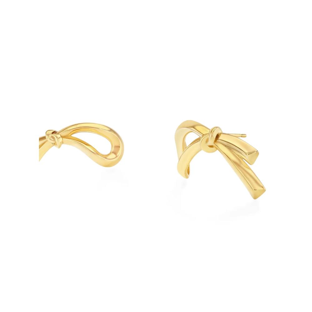 Серьги Knot из желтого золота 2